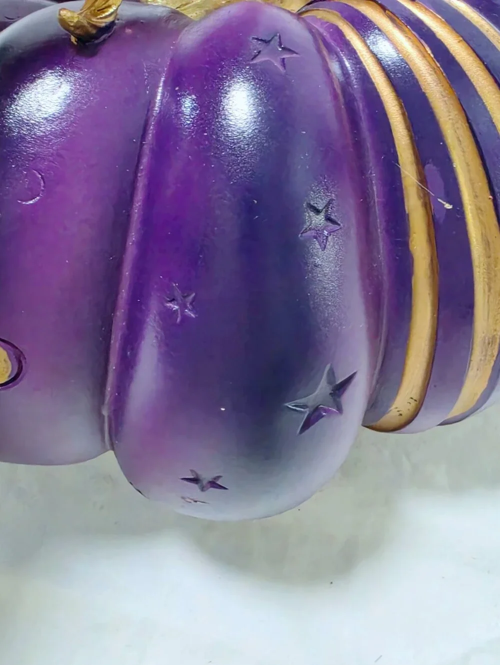 Celestial Moon Ceramic Halloween Pumpkin